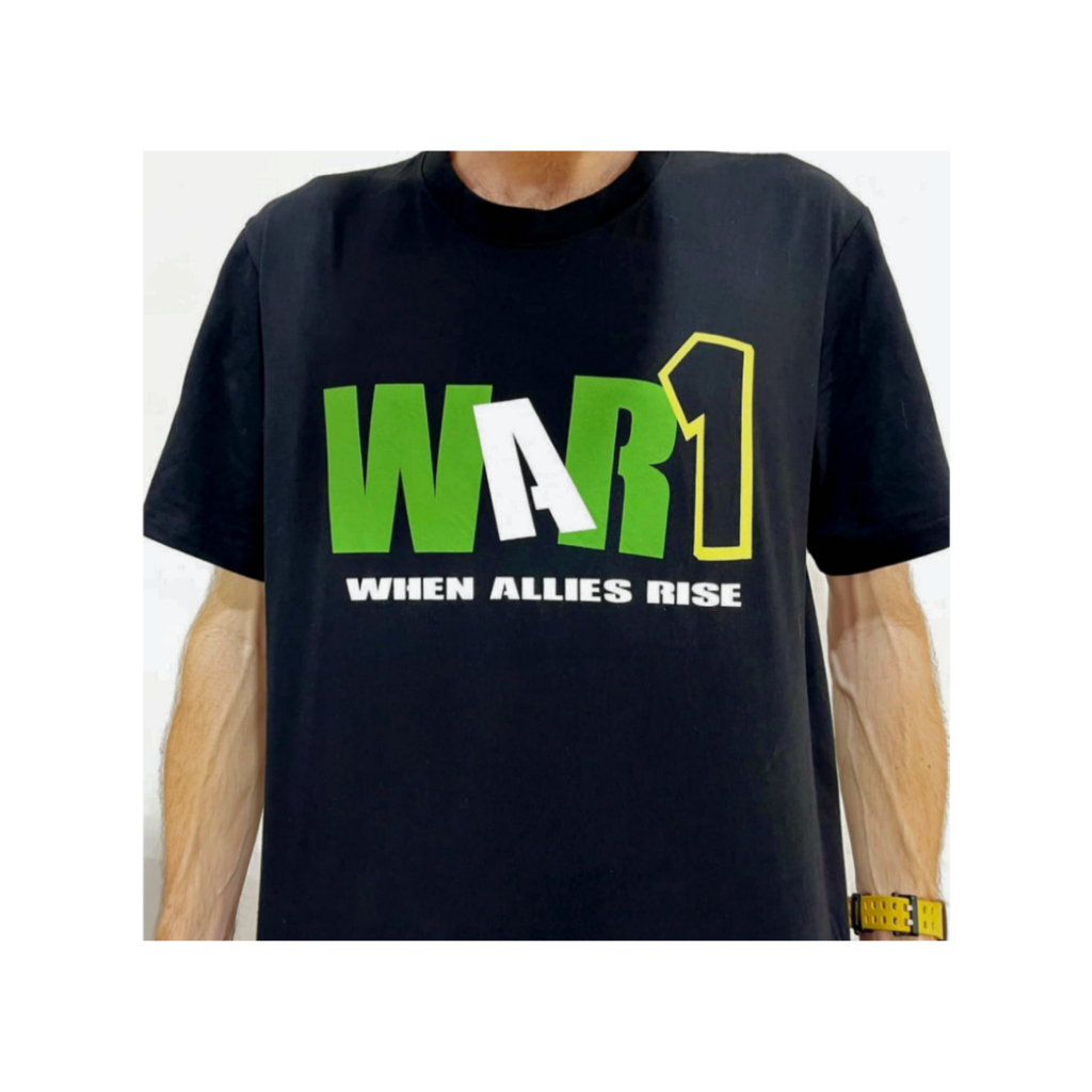 BLACK - WAR1 WHEN ALLIES RISE - TSHIRT
